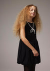 Name It Kid Girl River Balloon Dress, Black