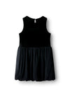 Name It Kid Girl River Balloon Dress, Black