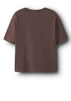 Name It Kid Girl Karina 1986 Short Sleeve Tee, Brown