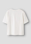 Name It Kid Girl Karina Cherry Short Sleeve Tee, Off White