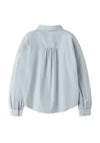 Name It Kid Girl Kamesa Long Sleeve Stripe Shirt, Blue