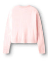 Name It Kid Girl Karin Bow Long Sleeve Cardigan, Pink