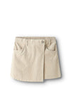 Name It Kid Girl Cleo Corduroy Skort, Beige