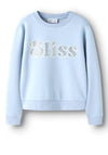 Name It Kid Girl Bliss Long Sleeve Sweater, Blue