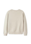 Name It Kid Girl Vertrud Reindeer Long Sleeve Sweater, Beige
