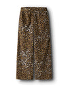 Name It Kid Girl Lotta Wide Leg Print Trouser, Brown