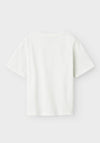 Name It Kid Girl Lise Marie Short Sleeve Tee, White