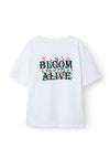 Name It Kid Girl Lonnie Short Sleeve Tee, White