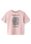 Name It Kid Girl Lise Marie Short Sleeve Tee, Pink