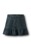 Name It Kid Girl Thea Rhinestone Denim Skirt, Dark Blue