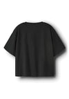Name It Kid Girl Rhinestone Short Sleeve Tee, Black