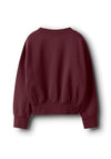 Name It Kid Girl Shandie Long Sleeve Sweater, Wine