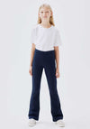 Name It Kid Girl Kali Bootcut Pant, Dark Sapphire