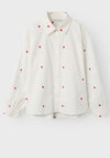 Name It Kid Girl Filippas Oversize Long Shirt, Jet Stream