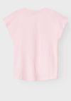 Name It Kid Girl Violet Capsl Short Sleeve Tee, Parfait Pink