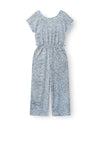 Name It Kid Girl Flyr Floral Jumpsuit, Serenity