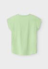 Name It Kid Girl Vigea Short Sleeve Tee, Arcadian Green