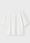 Name It Kid Girl Veen Short Sleeve Tee, White