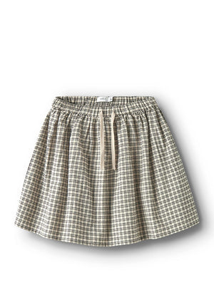 Name It Kid Girl Tecka Check Skirt, Beige