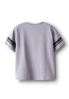 Name It Kid Girl Dymi Stitch Short Sleeve Tee, Lilac