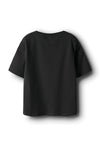 Name It Kid Girl Kiri Graphic Short Sleeve Tee, Black