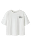 Name It Kid Girl Haima Tropic Haven Print Tee, White