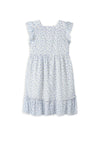 Name It Kid Girl Harway Floral Dress, Blue