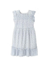Name It Kid Girl Harway Floral Dress, Blue