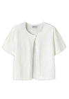 Name It Kid Girl Hinga Short Sleeve Knit Cardigan, White