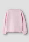 Name It Kid Girl Fabia Chicago Long Sleeve Sweater, Pink