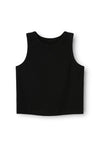 Name It Kid Girl Nakal Ribbed Tank Top, Black