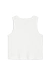 Name It Kid Girl Nakal Ribbed Tank Top, White