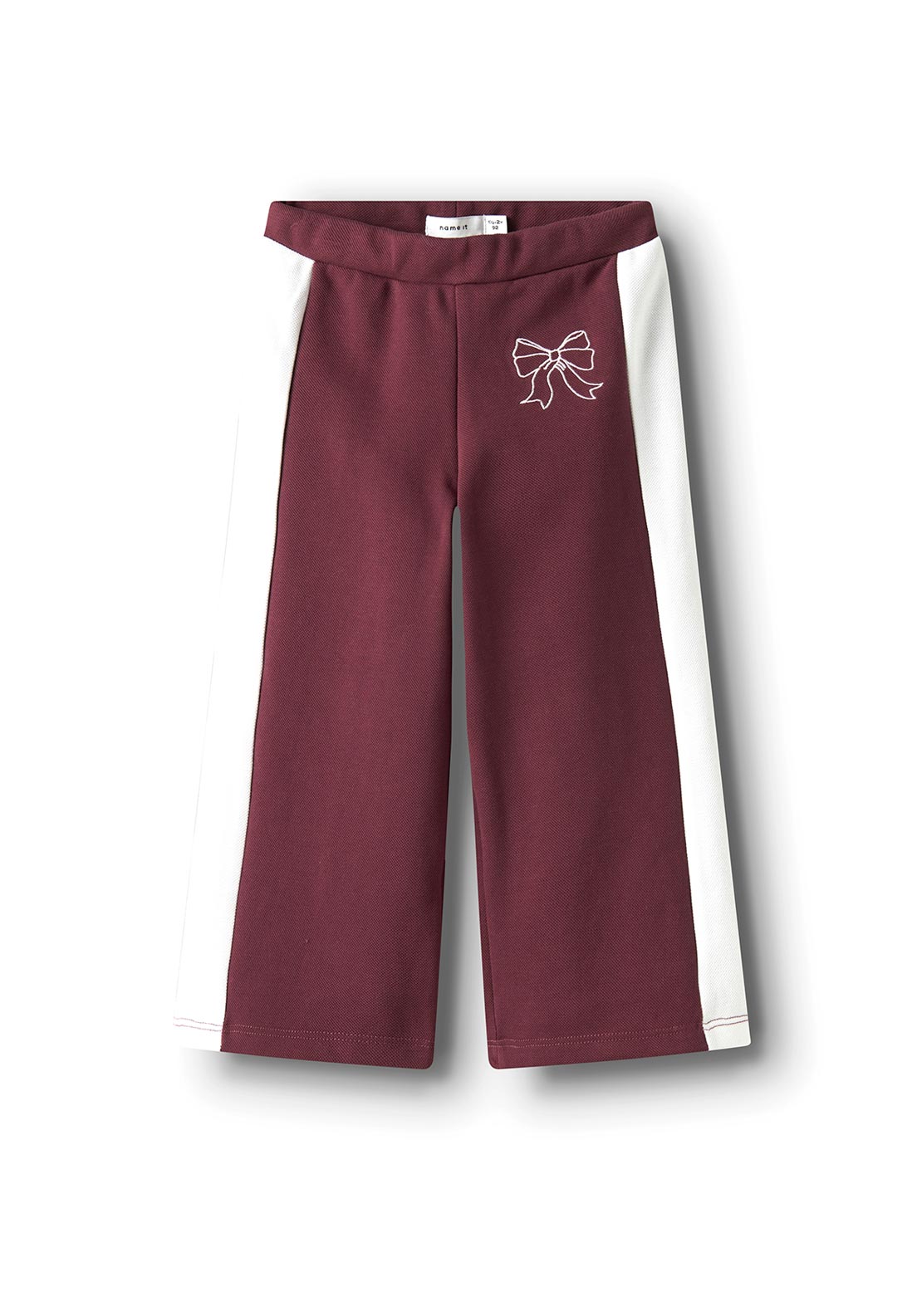 Name It Mini Girl Rivea Wide Leg Pant, Wine