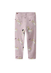 Name It Kid Girl Rogia Reversible Legging, Pink