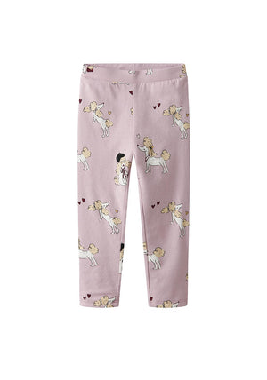 Name It Kid Girl Rogia Reversible Legging, Pink