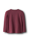 Name It Mini Girl Rogina Long Sleeve Top, Wine