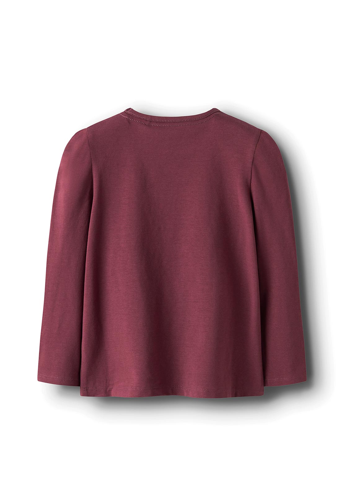 Name It Mini Girl Rogina Long Sleeve Top, Wine