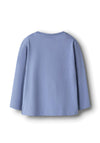 Name It Mini Girl Veen Long Sleeve Top, Blue