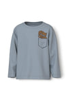 Name It Mini Boy Vilasse Long Sleeve Top, Grey
