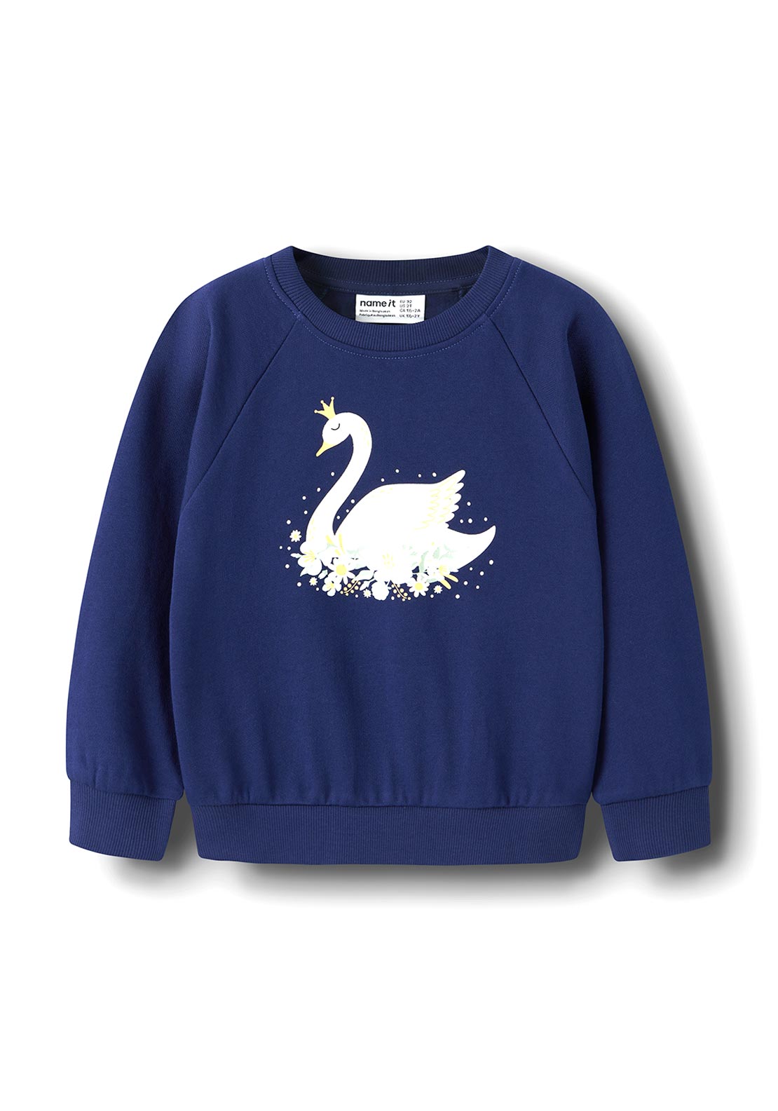 Name It Mini Girl Venus Long Sleeve Sweater, Navy