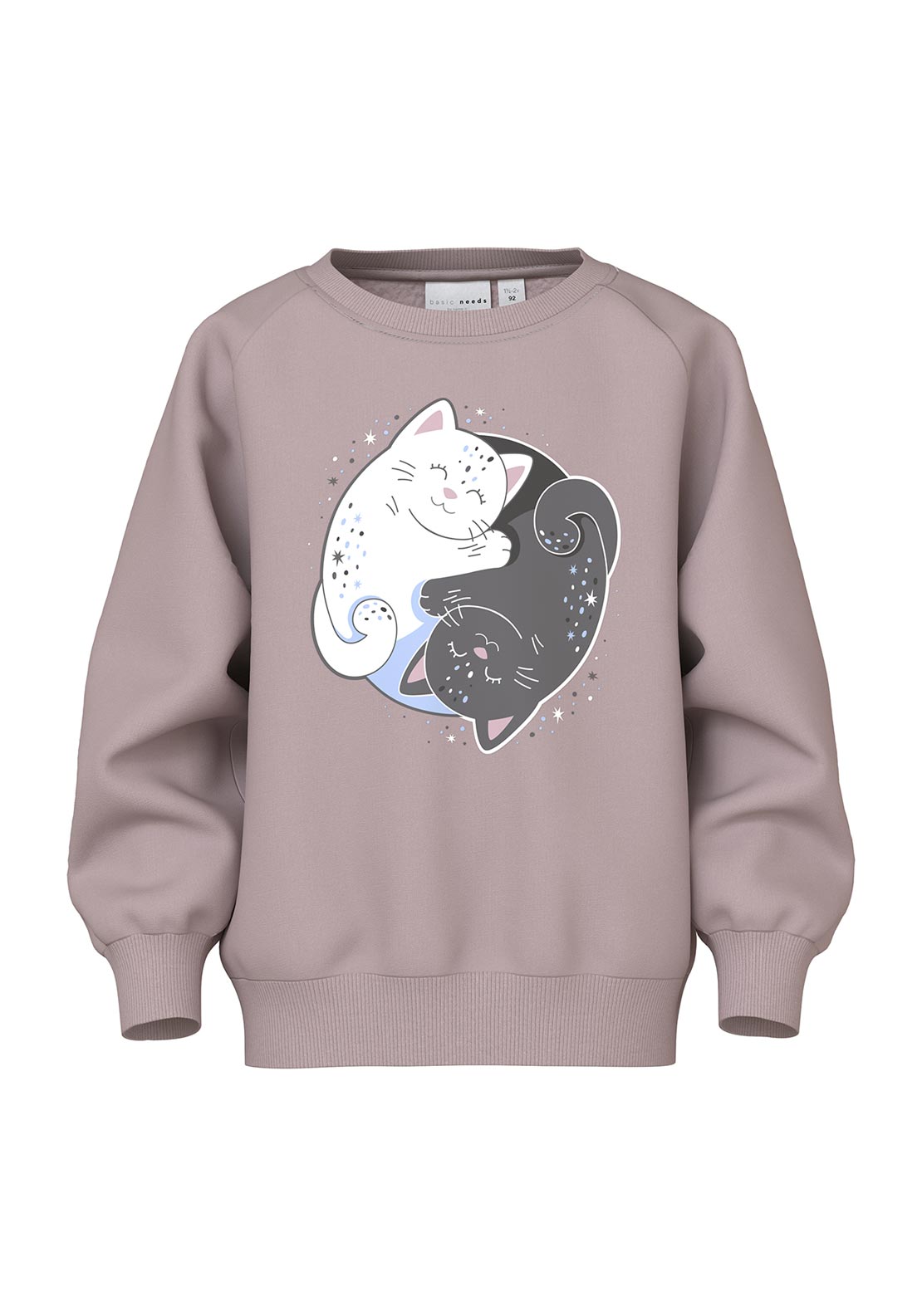 Name It Mini Girl Venus Long Sleeve Sweater, Lilac