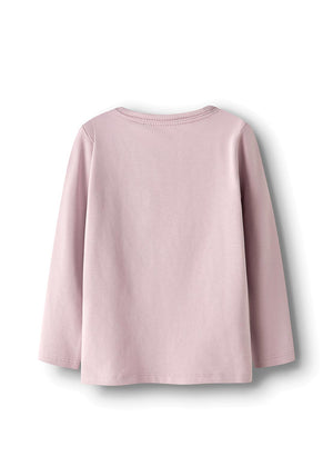 Name It Mini Girl Rogina Long Sleeve Top, Lilac