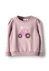 Name It Mini Girl Niana Long Sleeve Sweater, Purple