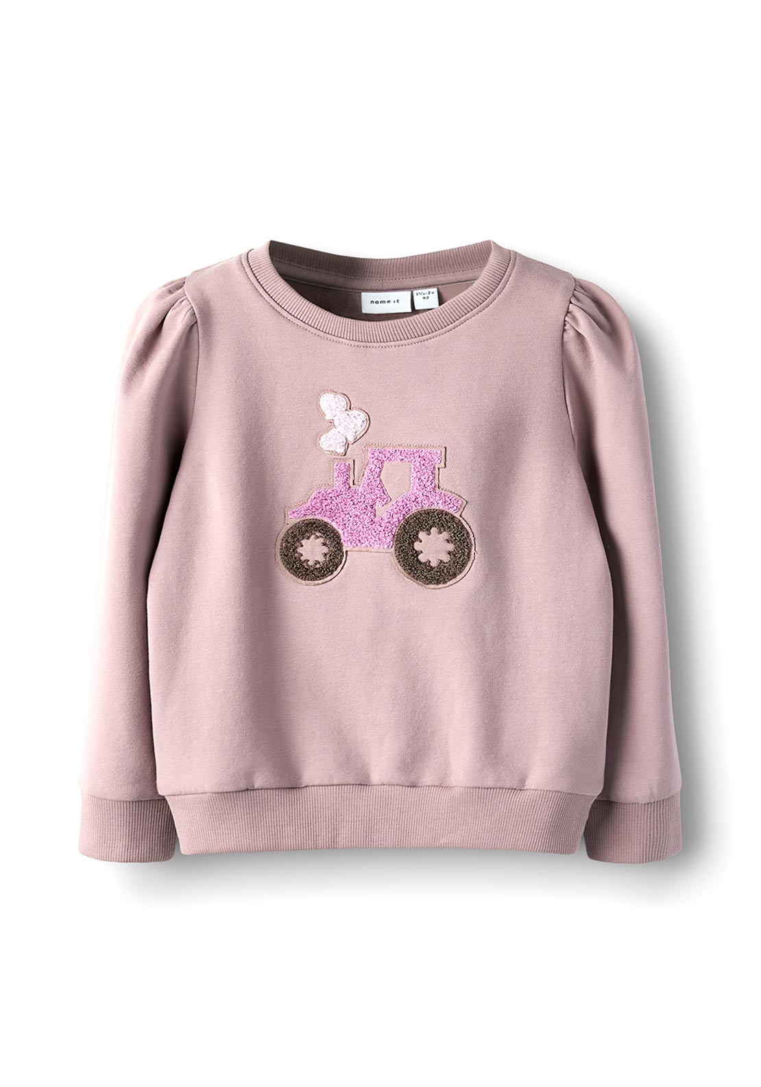 Name It Mini Girl Niana Long Sleeve Sweater, Purple