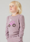 Name It Mini Girl Niana Long Sleeve Sweater, Purple