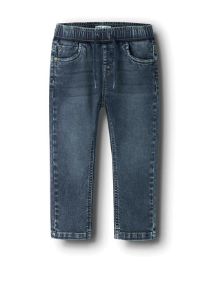 Name It Mini Boy Ryan Slim Sweat Jeans, Blue