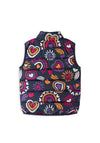 Name It Mini Girl My Lane Print Gilet, Navy