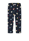 Name It Mini Girl Lauge Rainbow Hearts Legging, Navy