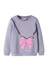 Name It Mini Girl Neome Long Sleeve Sweater, Lilac