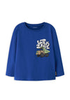 Name It Mini Boy Nazareth Work Zone Long Sleeve Top, Blue